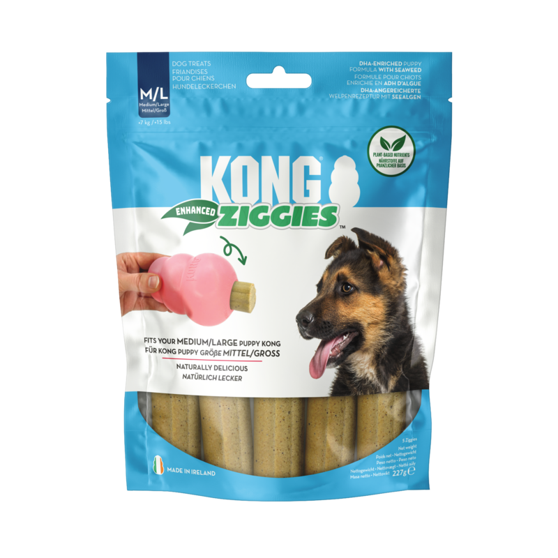 KONG Enhanced Ziggies Puppy M/L