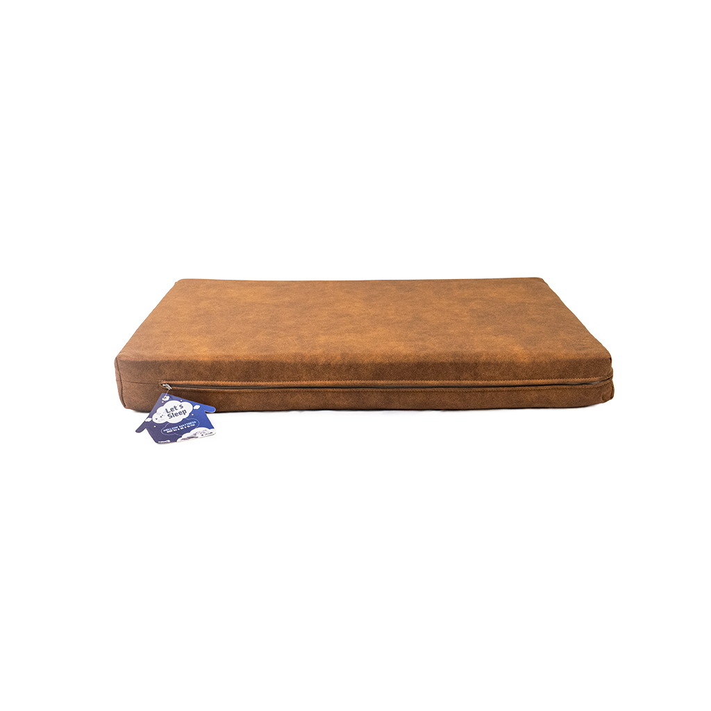 Let's Sleep Mellow Mattress Orthopedisch Kussen XL Cognac