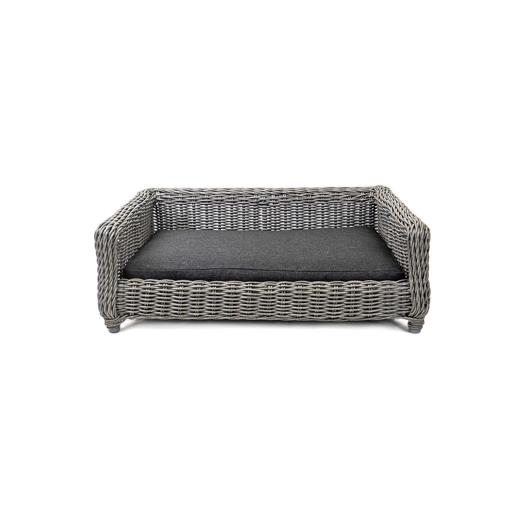 Let's Sleep Cozy Basket Rieten Hondenmand M Antraciet