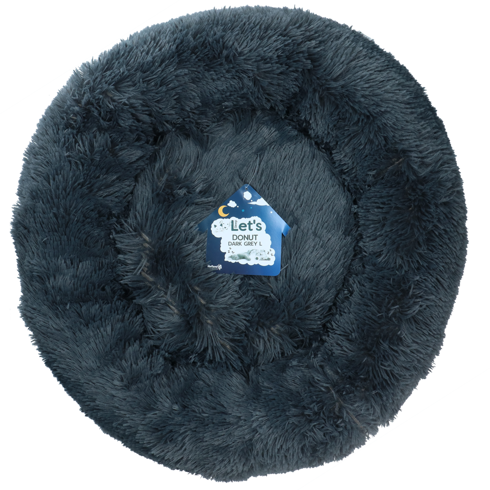 Let's Sleep Donut Donkergrijs L