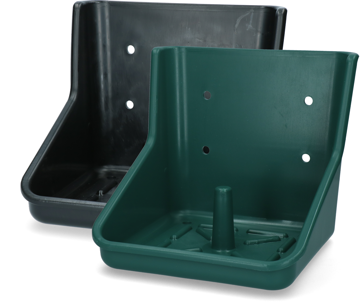 Liksteenhouder kunststof Robu 10 kg liksteen Zwart