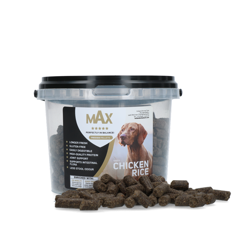 Max Adult Geperste Brokken Kip & Rijst 400 g