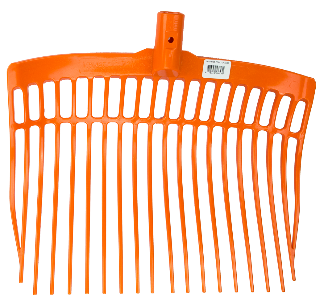 Mestvork zonder steel Oranje