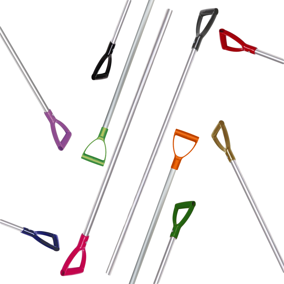 Mestvork steel 115 cm Rood