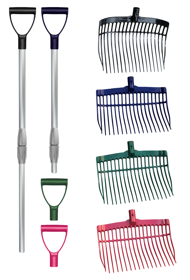 Alternative view of Mestvork met steel Blauw