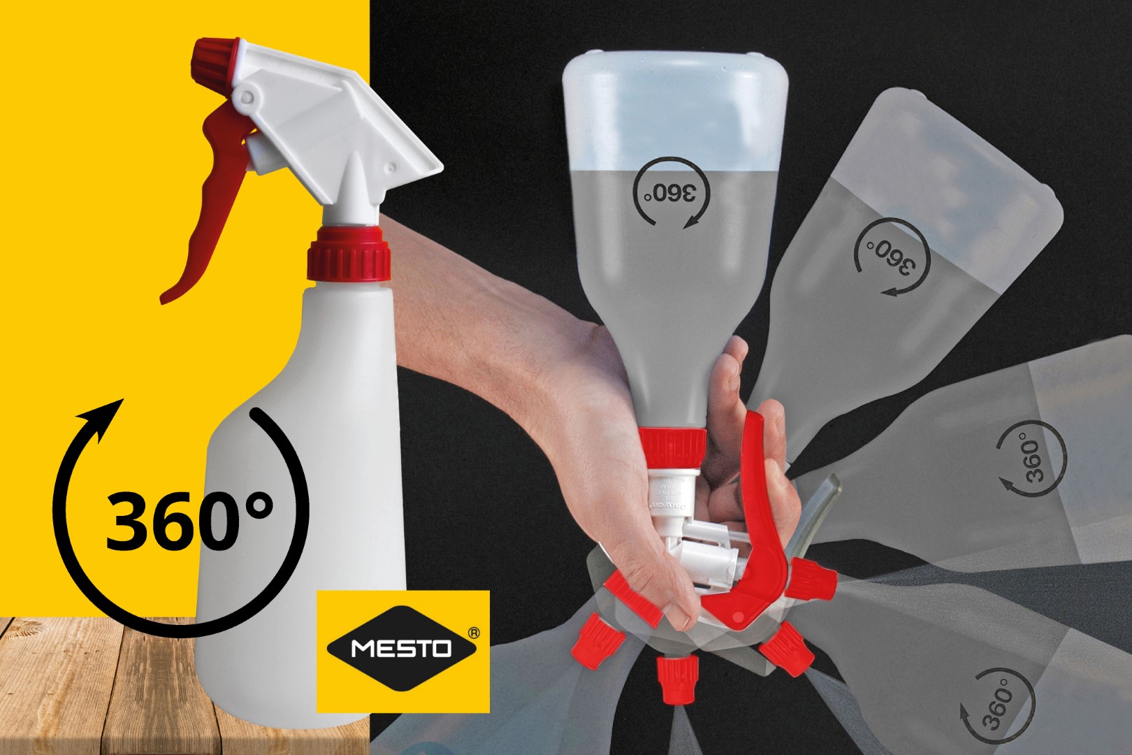 Alternative view of Mesto Trigger Sprayer (360°)