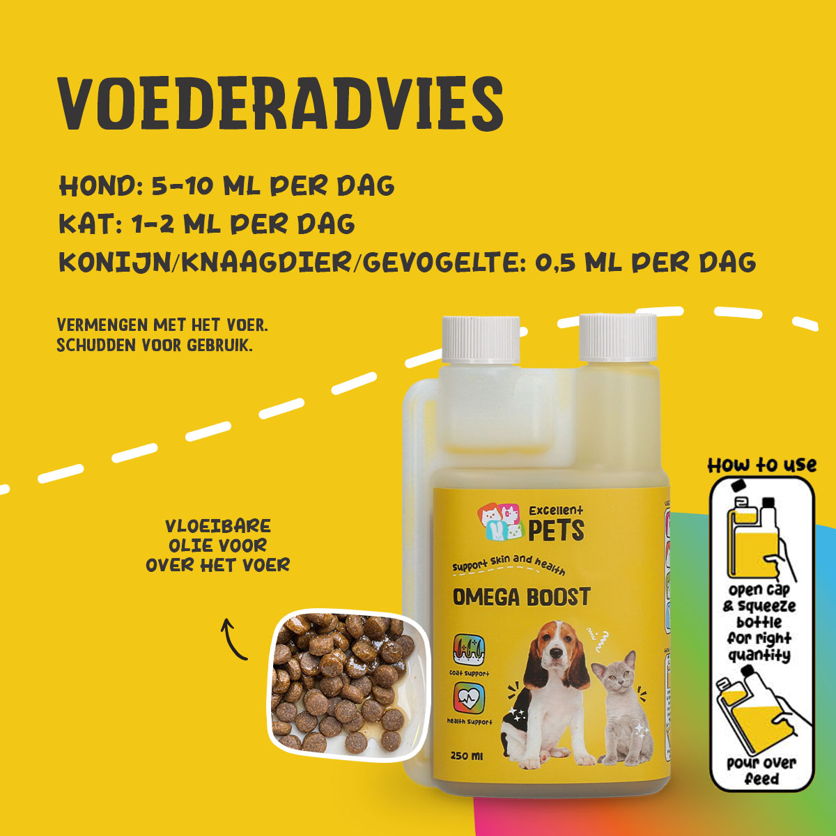 Alternative view of Excellent Pets Omega Boost 250 ml