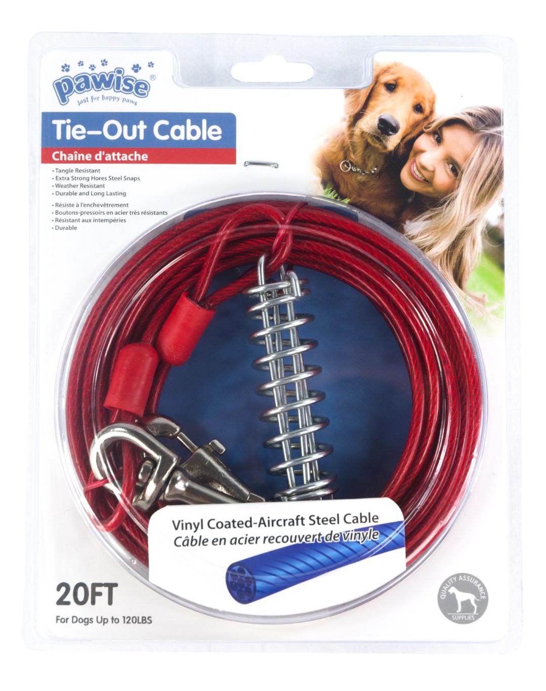 Alternative view of Pawise Tie Out Heavy Duty aanleglijn 7 meter