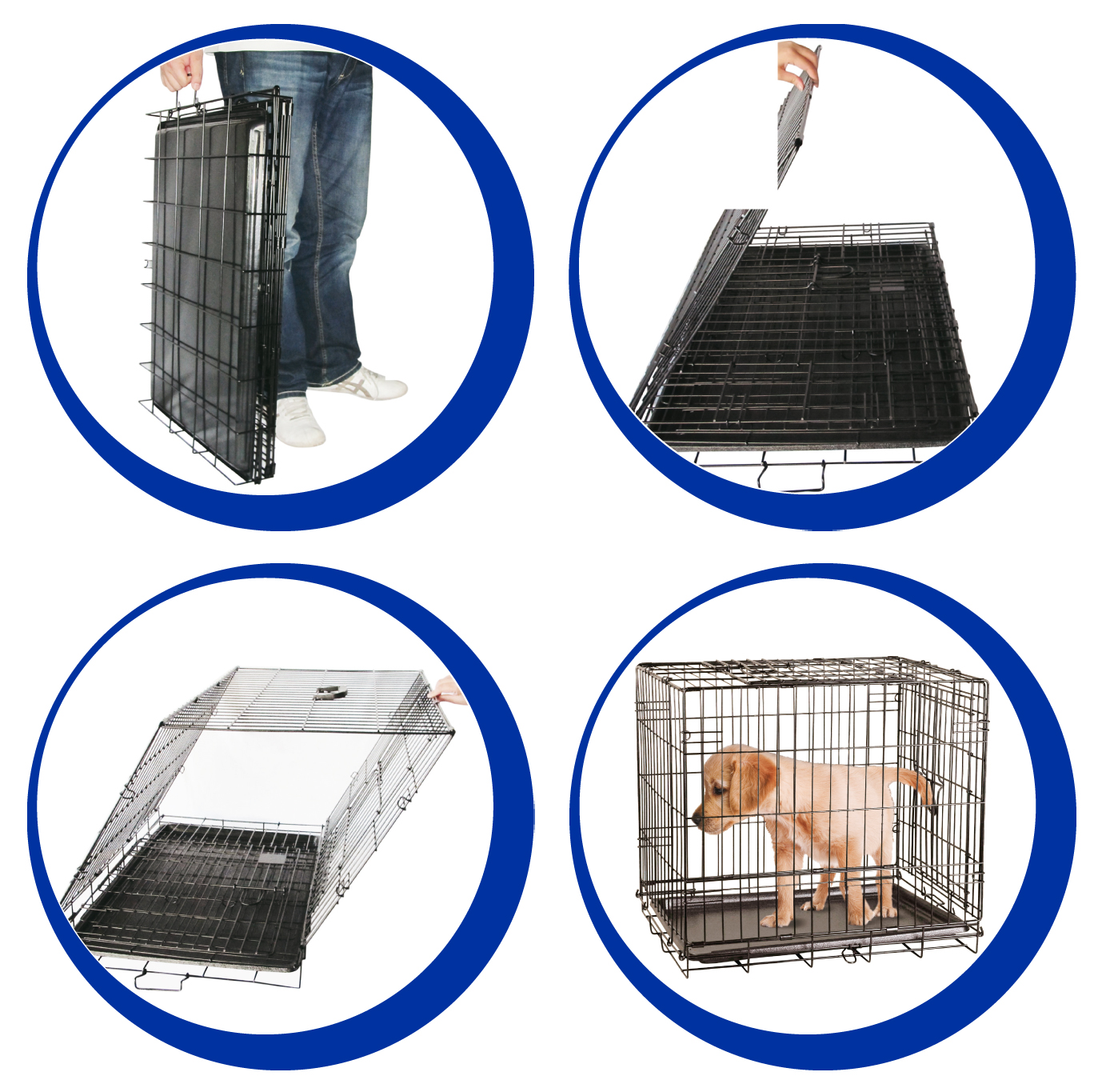 Alternative view of Pawise Wire Dog Crate M