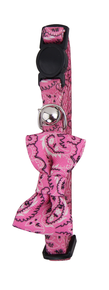 Pawise Cat Collar With Bowknot Roze