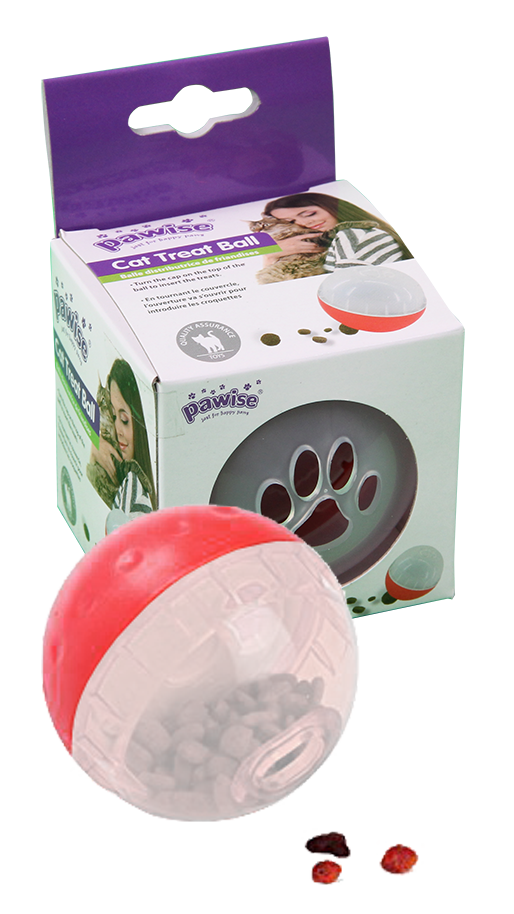 Alternative view of Pawise Cat Treat Ball 8 cm