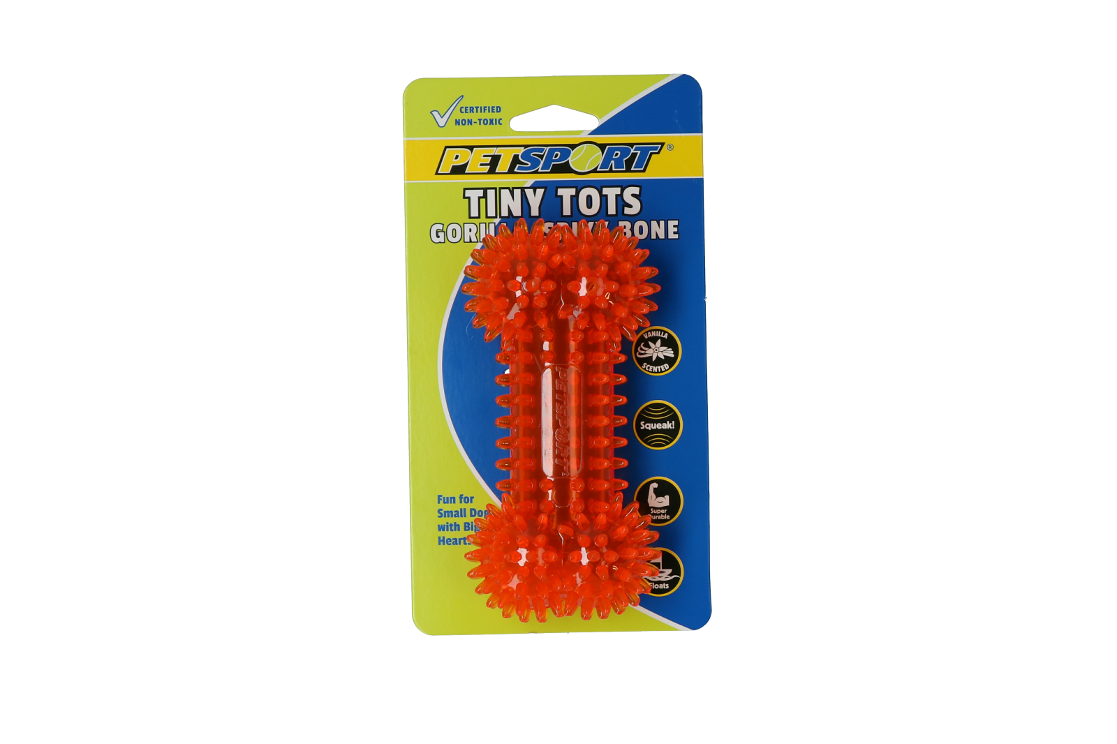 Petsport Tiny Tots Gorilla Spiky Bone Assorti