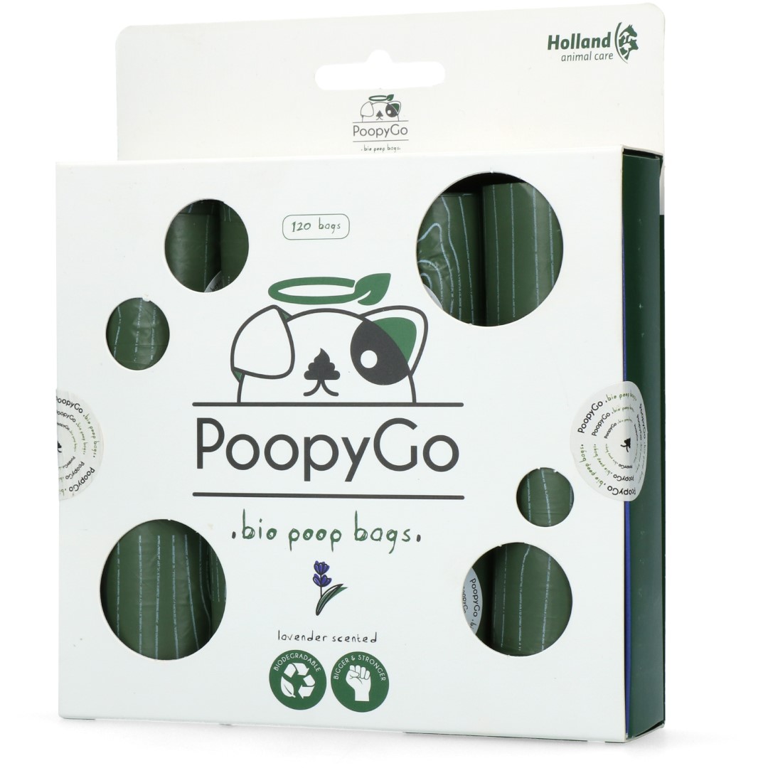 Alternative view of PoopyGo Eco friendly 120 st. (8x15 zakjes) Lavendelgeur