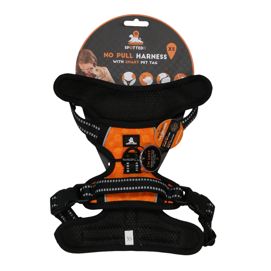 Spotted! Pro No Pull Harnas Oranje XS