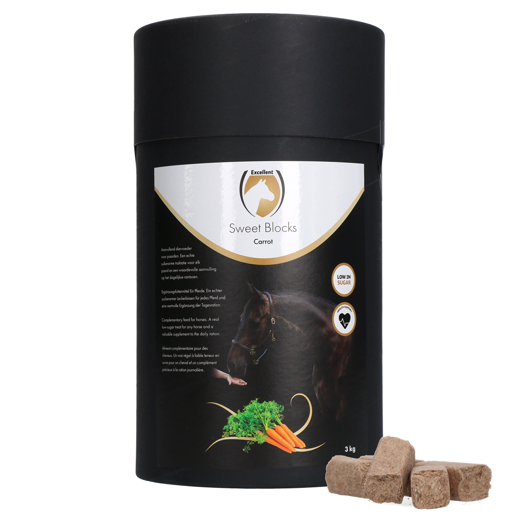 Excellent Horse Sweet Blocks Carrot 3 kg
