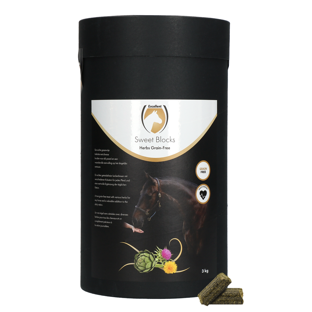 Excellent Horse Sweet Blocks Grain-Free Herbs 3 kg