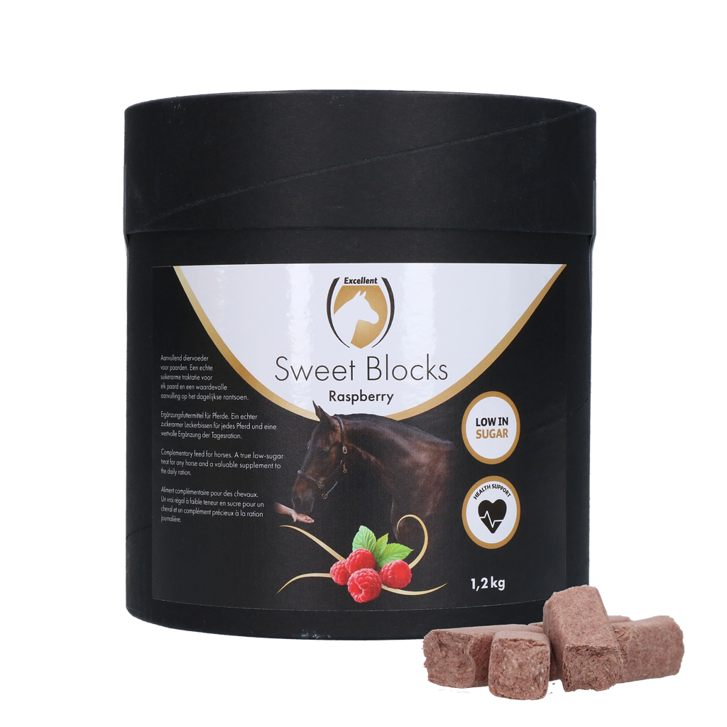 Excellent Horse Sweet Blocks Raspberry 1,2 kg