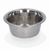 Voer- & Drinkbak RVS Ø 13 cm