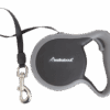 Walkabout Retractable Leash Zwart S