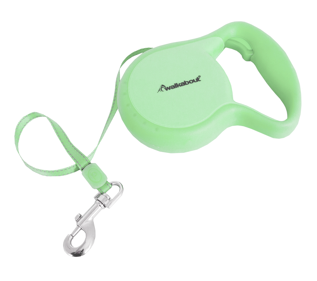 Walkabout Retractable Leash Glow in the Dark L