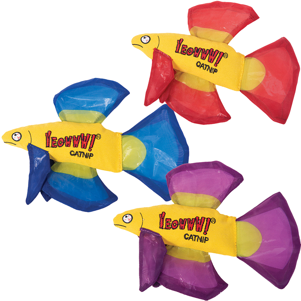 Alternative view of Yeowww! Mo Betta Fish Purple