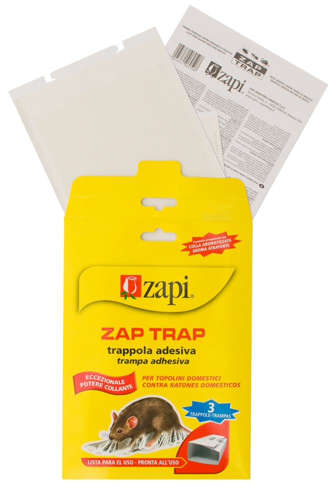 Zapi Zap Trap lijmval voor muizen en insecten 15x21cm
