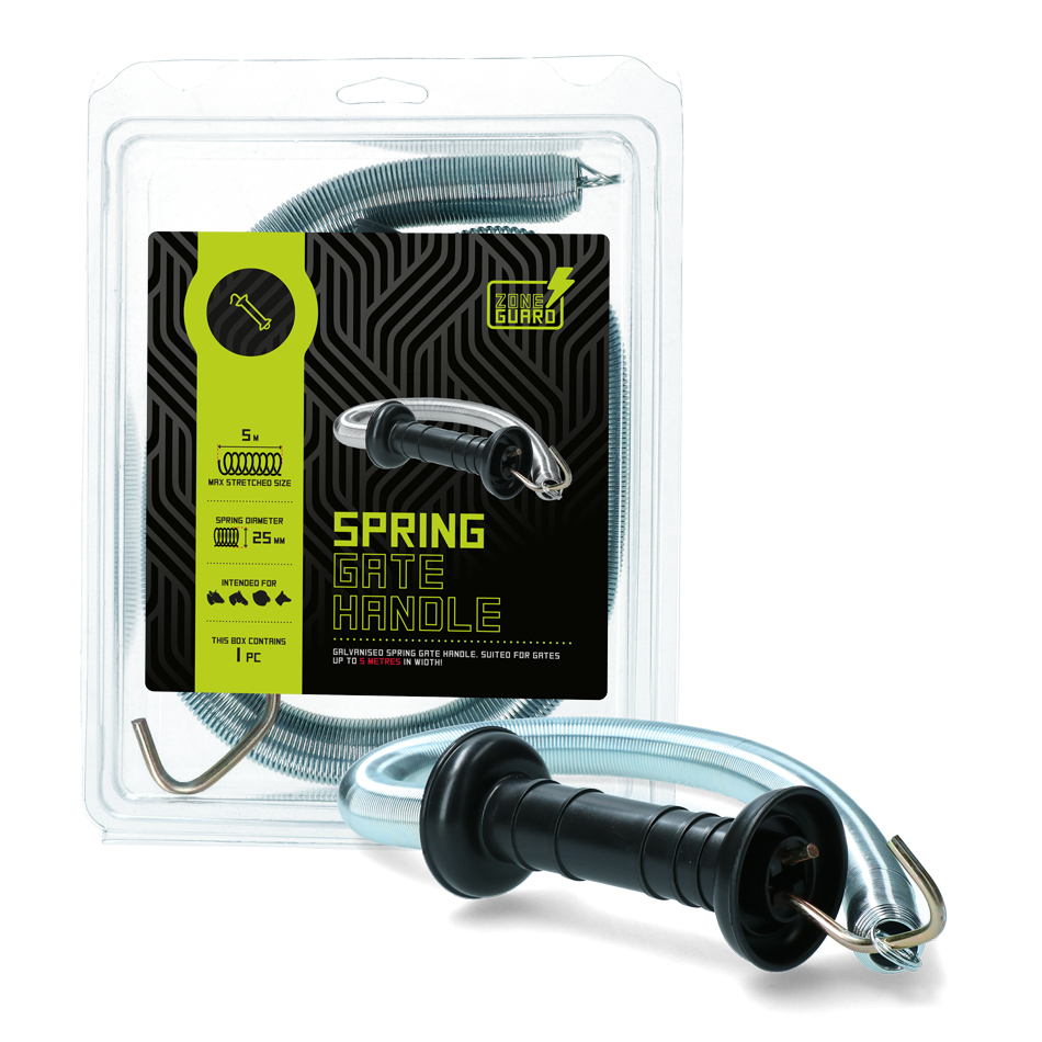 Alternative view of ZoneGuard poortgreep met veer 25 mm