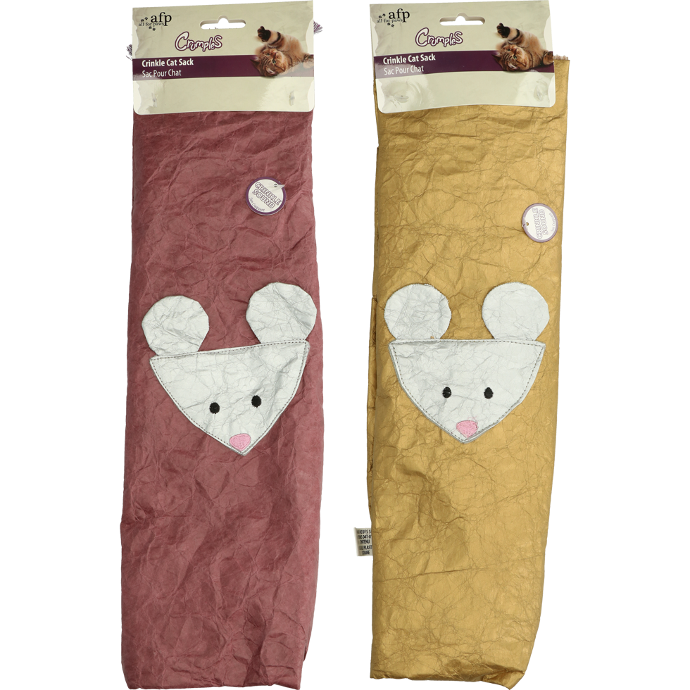 Alternative view of AFP Crumples - Crinkle Cat Sack Paars