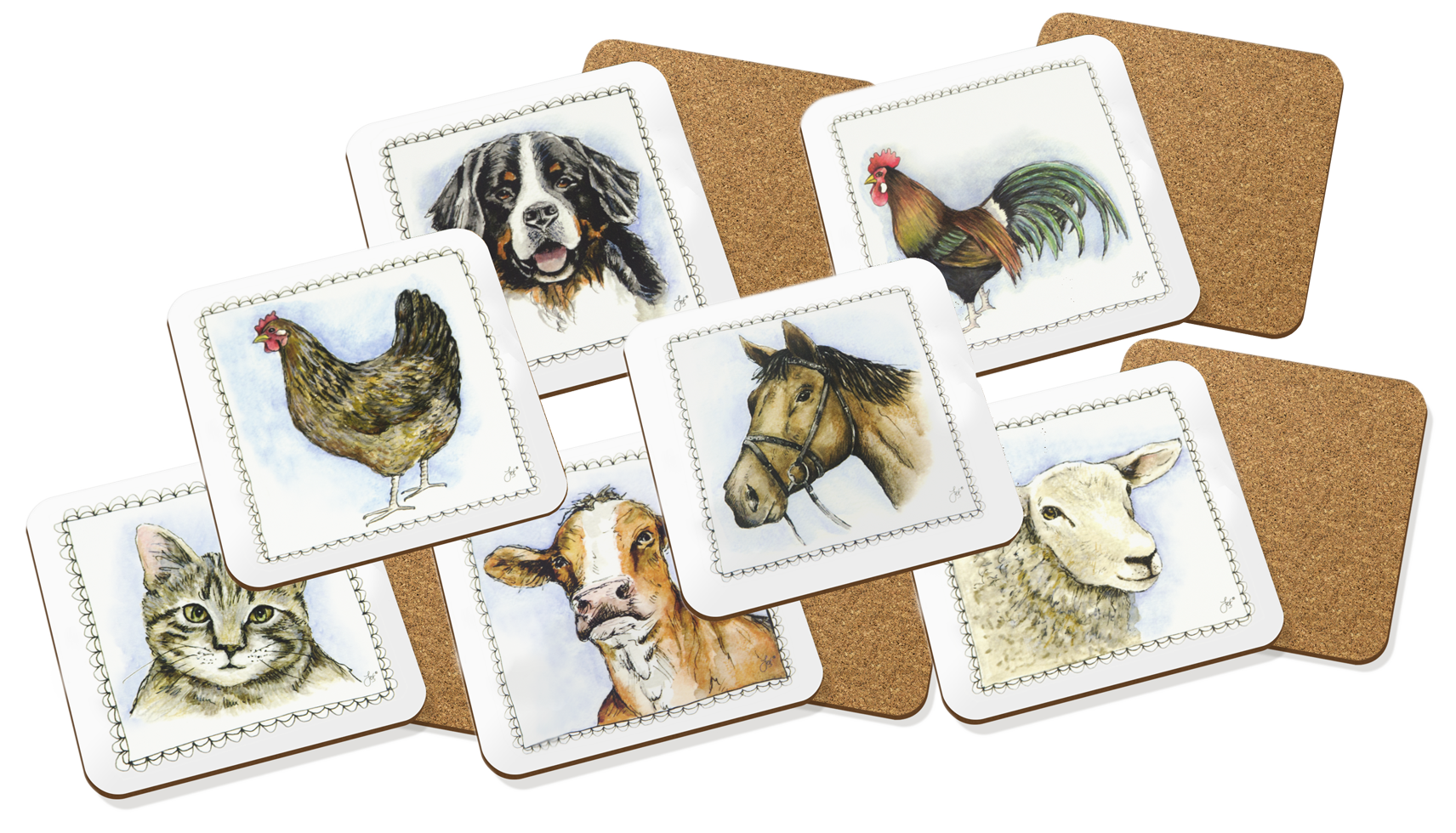 Boerenwinkel Onderzetters