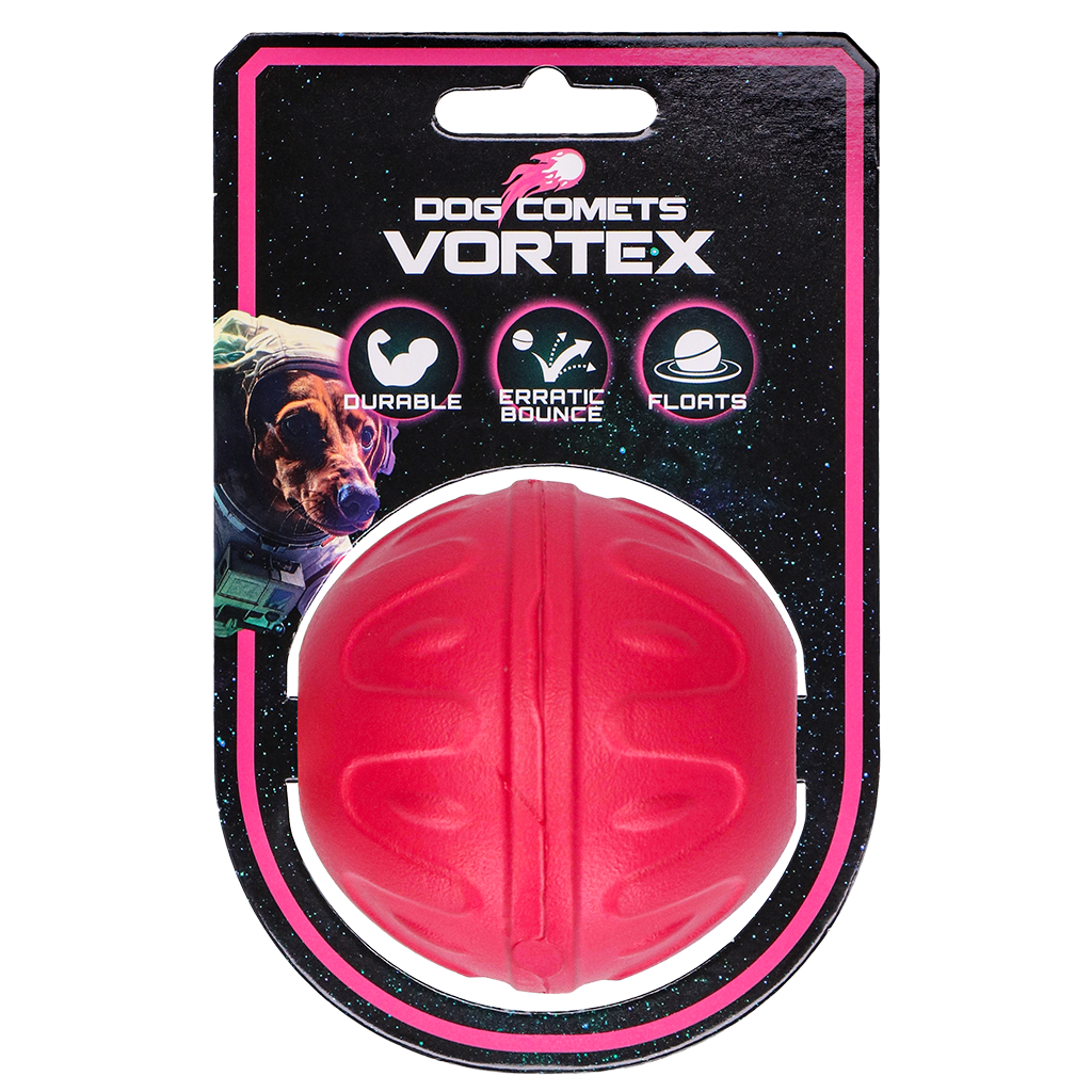 Dog Comets Vortex bal Roze