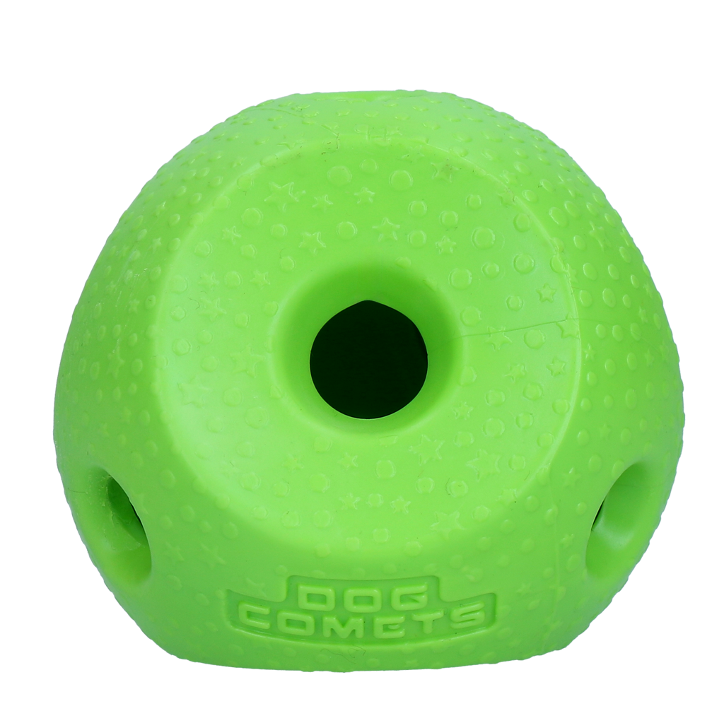 Alternative view of Dog Comets Treat Lock Ball Groen