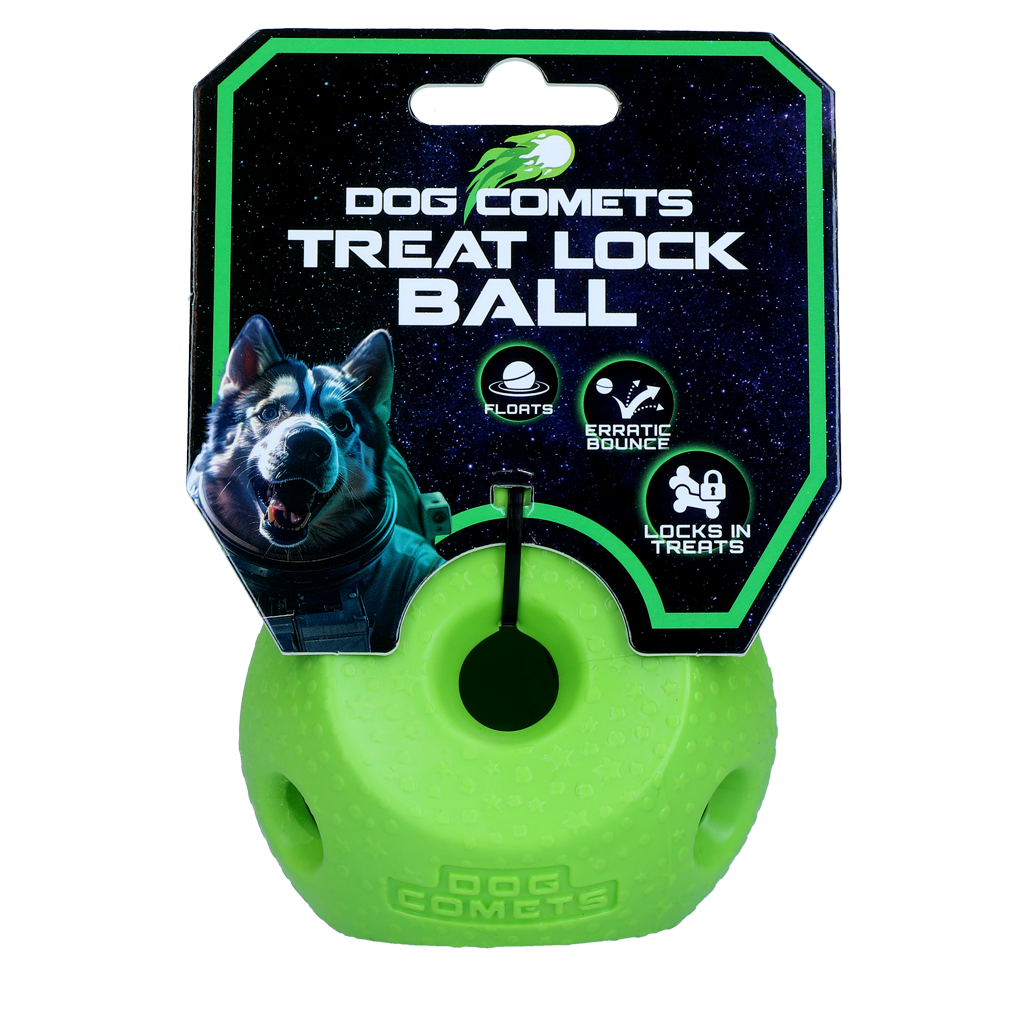 Dog Comets Treat Lock Ball Groen