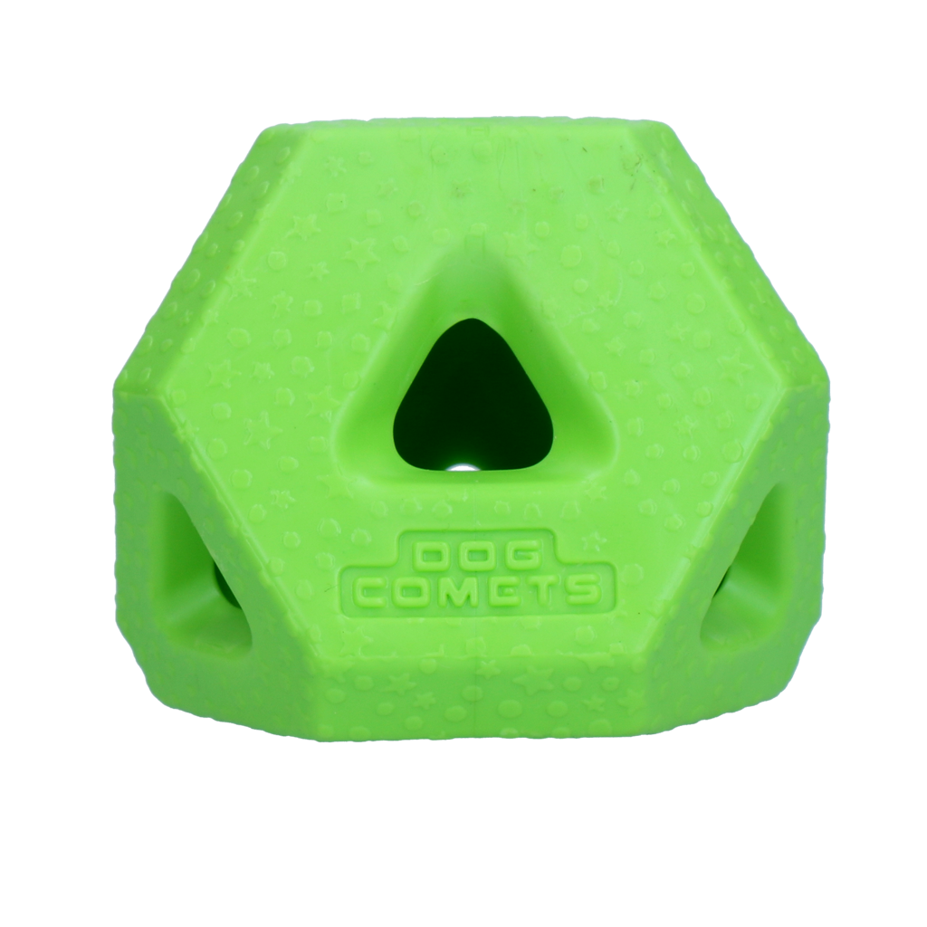 Alternative view of Dog Comets Treat Lock Cube Groen