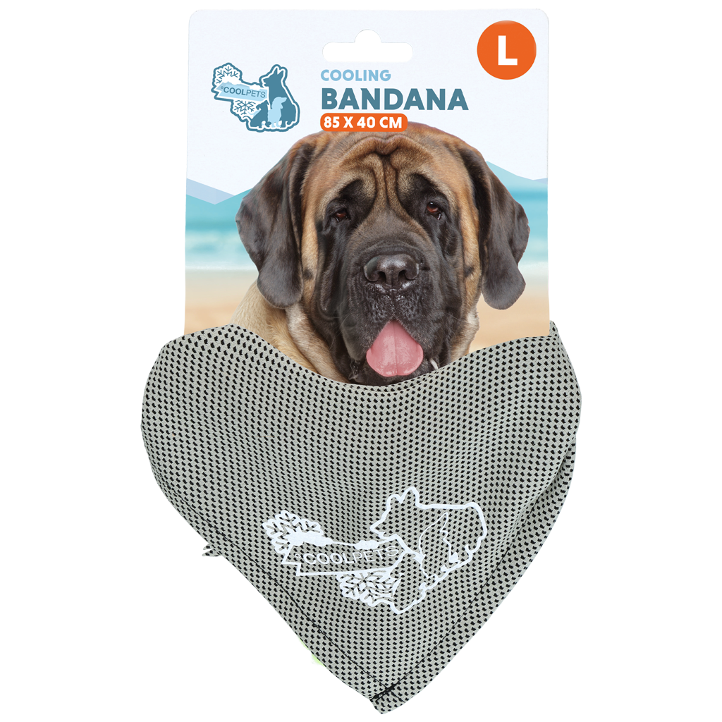 Coolpets Cooling Bandana Beige L