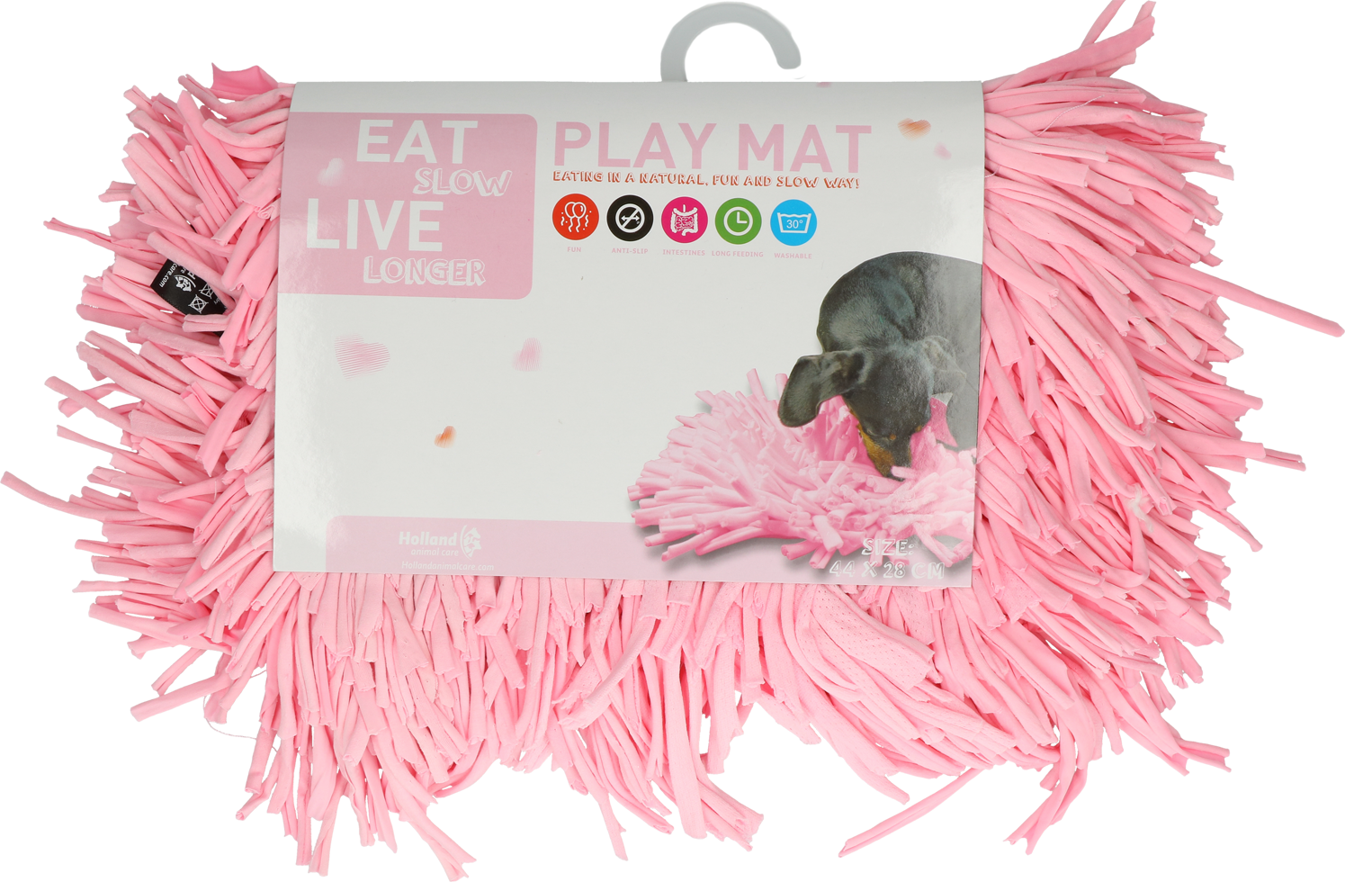 Alternative view of Eat Slow Live Longer Play Mat Roze