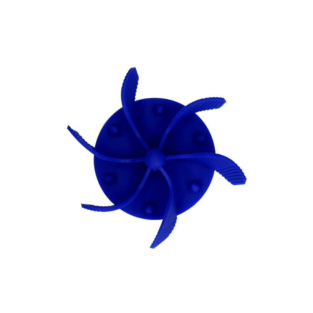 Alternative view of Eat Slow Live Longer Gobble Stopper Blauw L