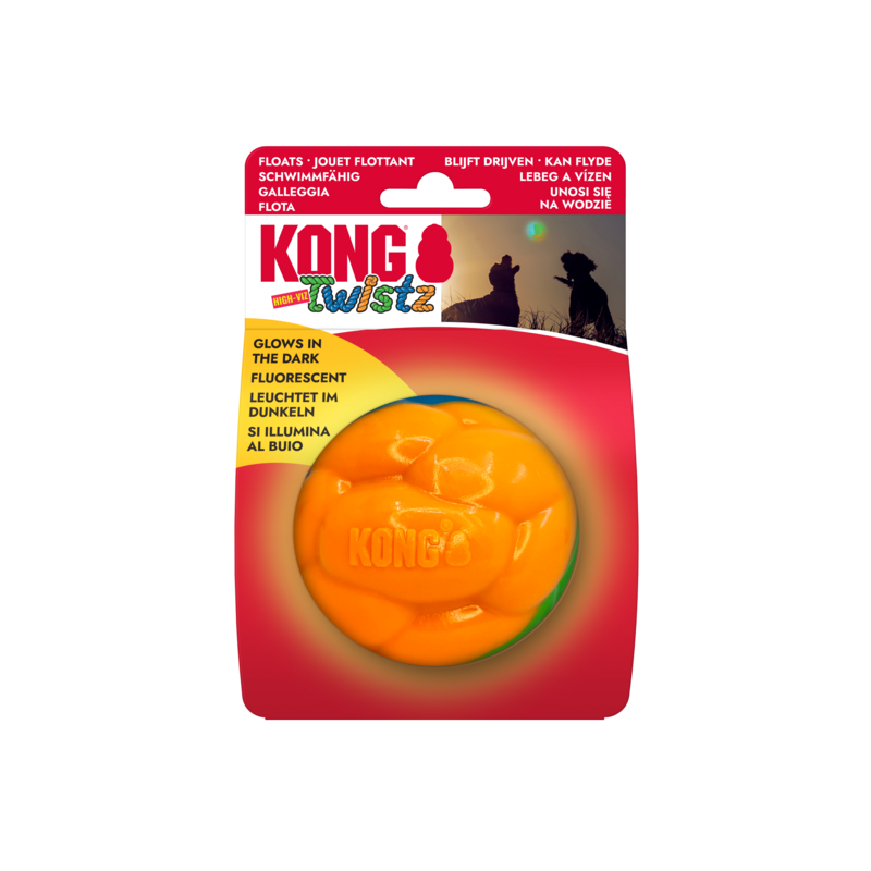 KONG Twistz High-Viz Ball