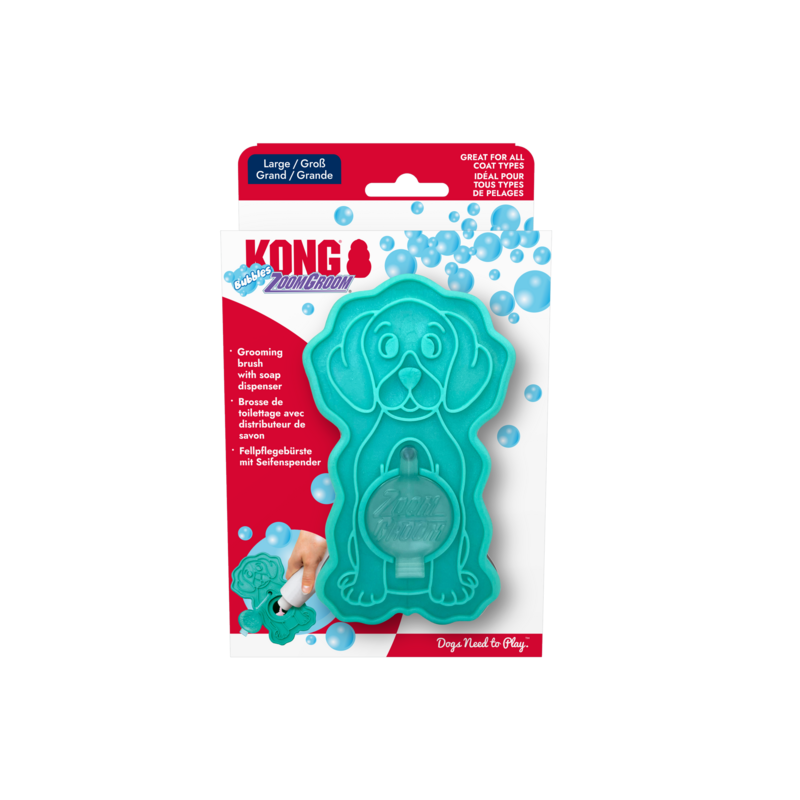 KONG ZoomGroom Bubbles L