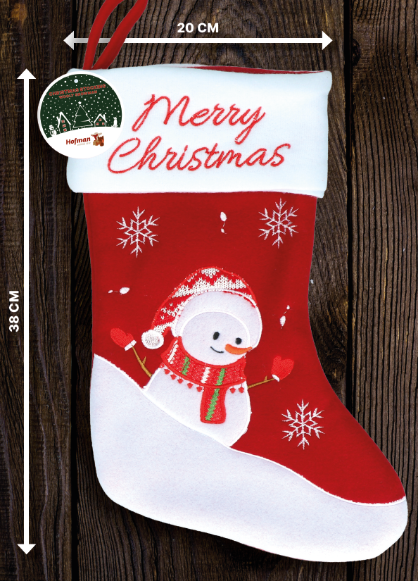 Alternative view of Kerstsokken Christmas Stocking Snowman