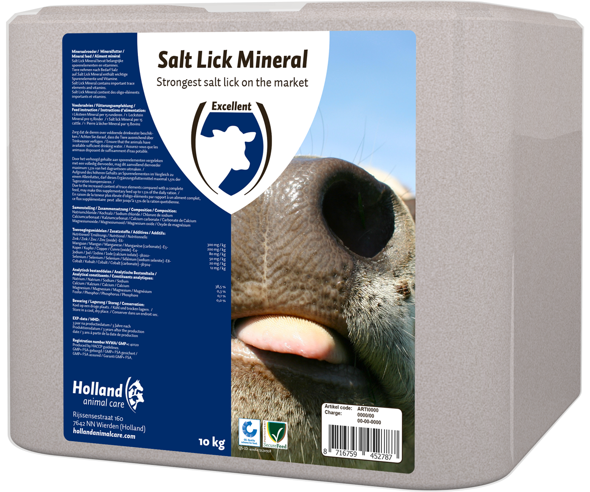 Excellent Liksteen Mineral Rund 10 kg