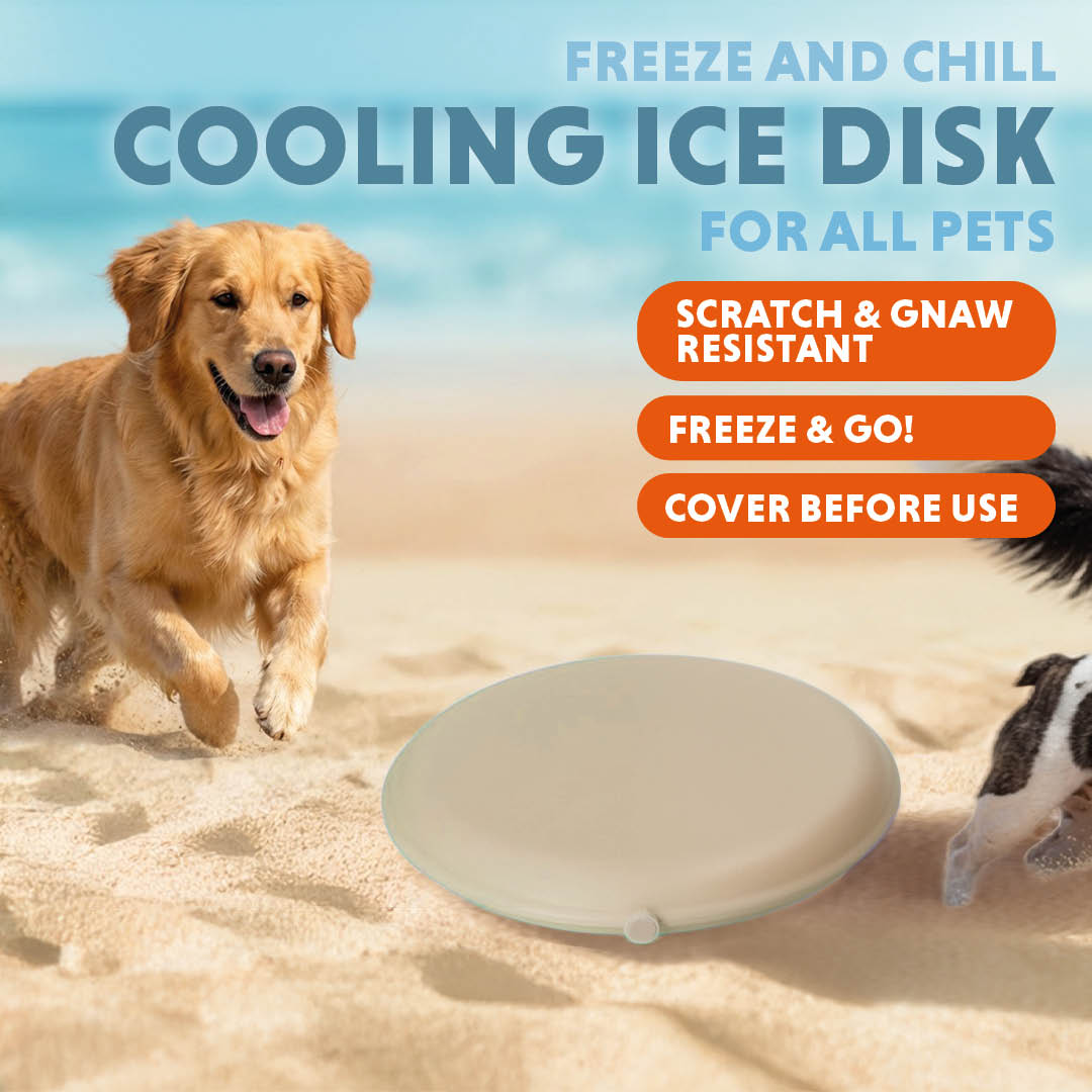 Alternative view of Coolpets Cooling Disc Beige