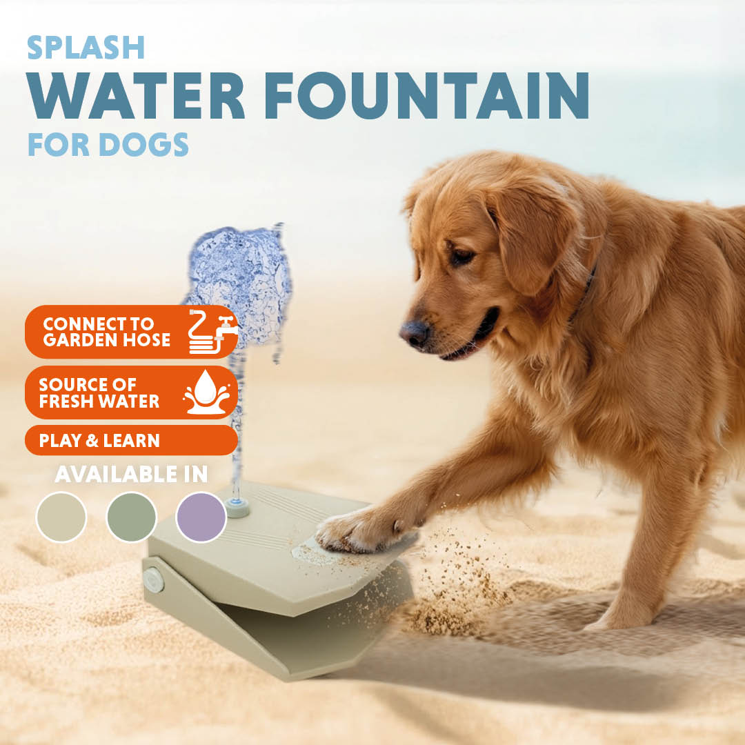 Alternative view of Coolpets Splash Water Fountain Beige