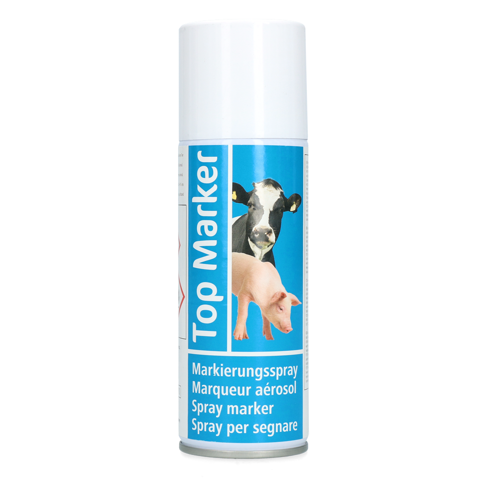 Merkspray voor vee groen Blauw
