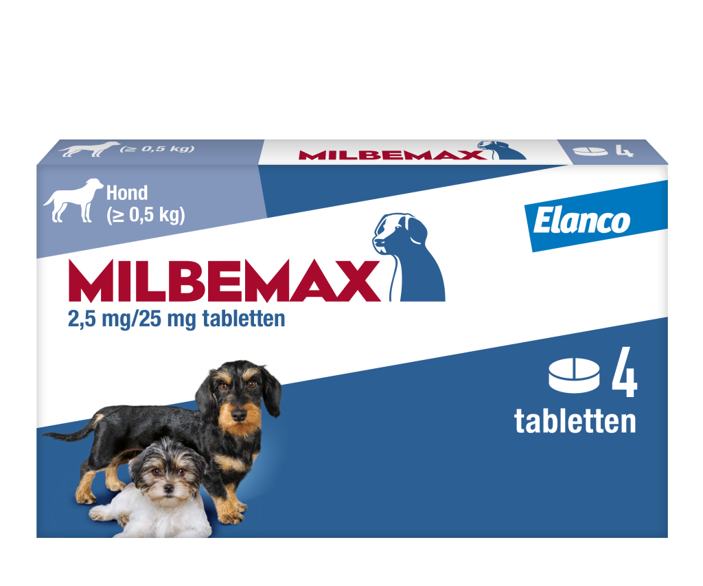 Alternative view of Milbemax Tabletten Puppy/Kleine hond <5kg 4 tabl.