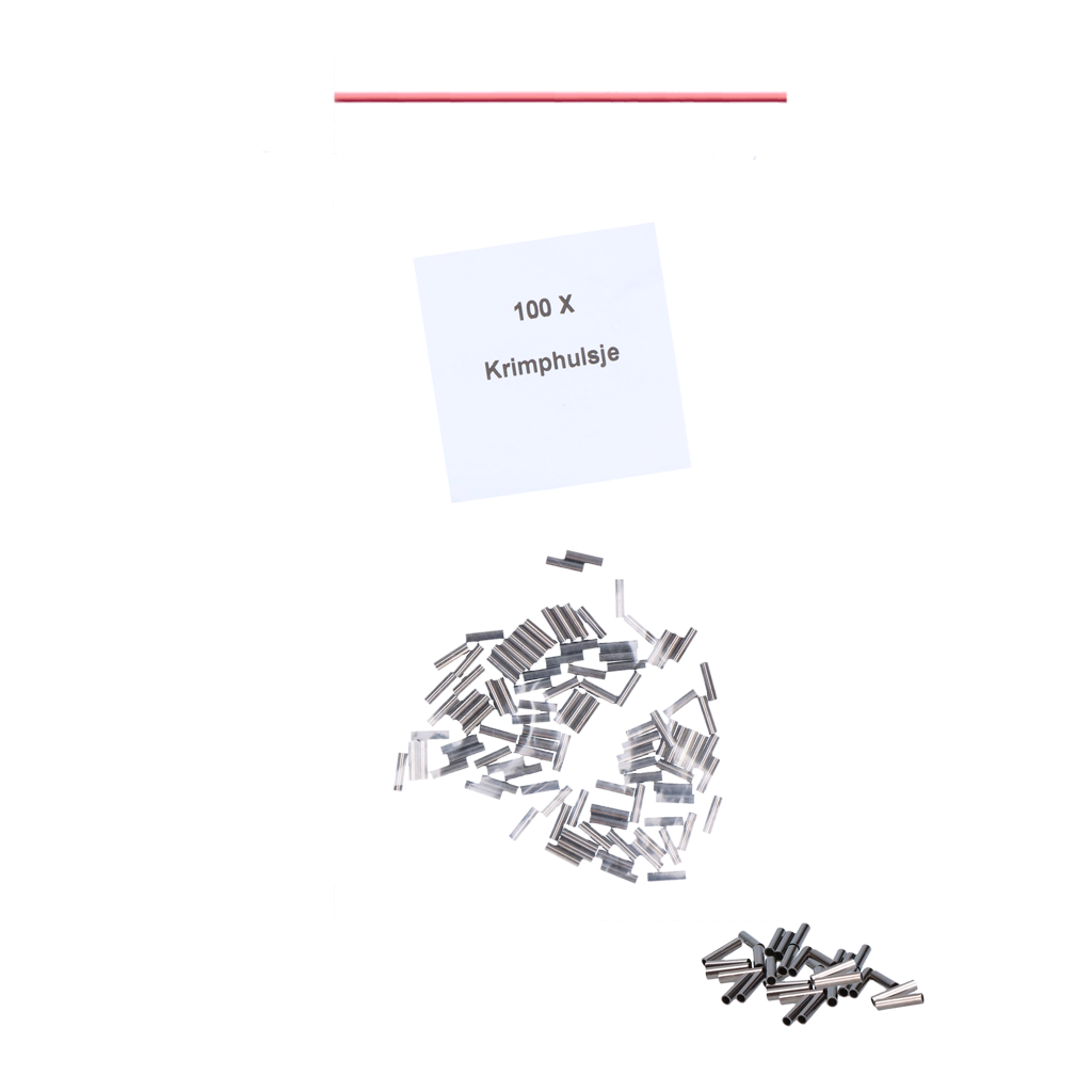 Krimphulzen t.b.v. bevestigingsdraad 100 st
