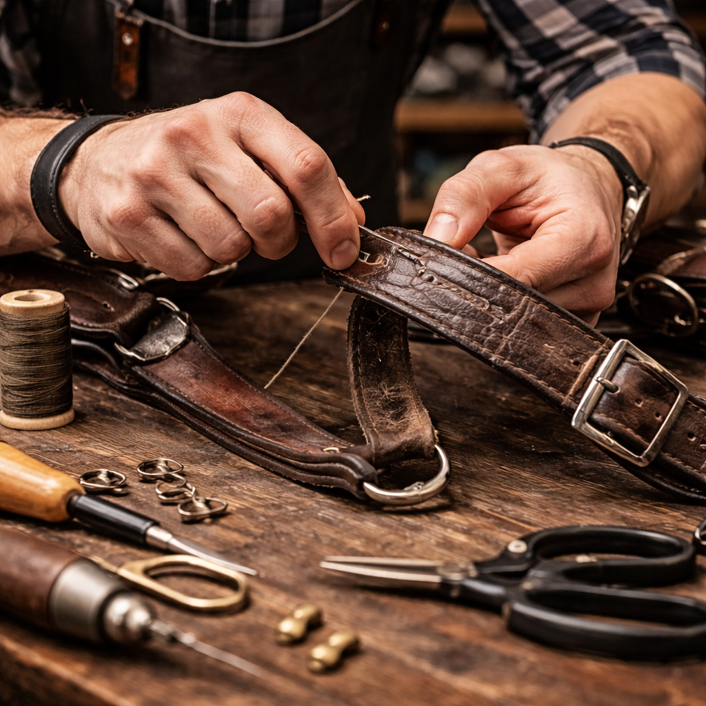 Kleine Reparatie Paardentuig